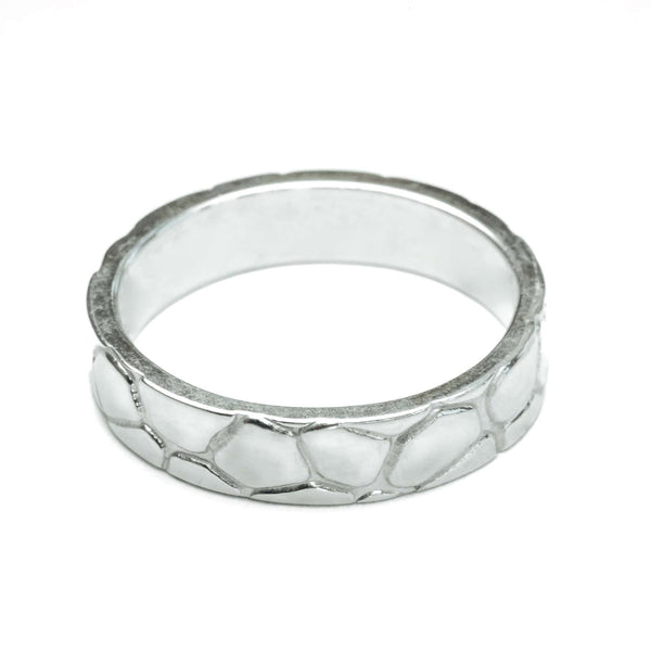 Crocodile Skin Ring (6mm)