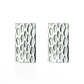 Shark Skin Rectangle Stud Earrings