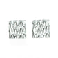 Shark Skin Square Stud Earrings