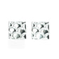 Snake Skin Square Stud Earrings